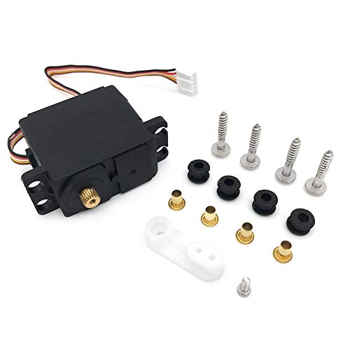 Pmandgk Verbesserter FY-S3 SB1513 2,8 Kg 5-Draht-Servo mit Metallgetriebe für High Speed RC-AutozubehöR Pmandgk Verbesserter FY-S3 SB1513 2,8 Kg 5-Draht-Servo mit Metallgetriebe für High Speed RC-AutozubehöR von Pmandgk