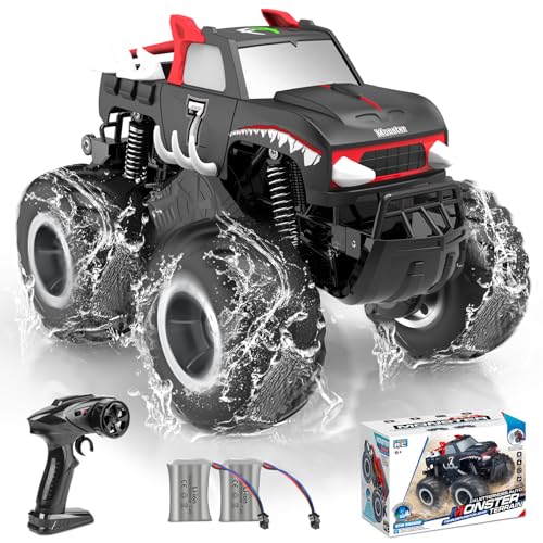 Pmgud Ferngesteuertes Auto 4WD Monstertruck 1:16 RC Auto 2.4G Amphibisches Wasserdichter Offroad-Pickup 360° Drift, Geschenk für ab 6 Jahre Pmgud Ferngesteuertes Auto 4WD Monstertruck 1:16 RC Auto 2.4G Amphibisches Wasserdichter Offroad-Pickup 360° Drift, Geschenk für ab 6 Jahre von Pmgud