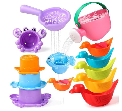 10 Stück Badewannenspielzeug, Badespielzeug Baby ab 1 2 3 4 Jahr, Wasserspielzeug Kinder, Planschbecken Spielzeug, Schwimmbad Pool Spielzeug, Badewannenspielzeug für Jungen und Mädchen 10 Stück Badewannenspielzeug, Badespielzeug Baby ab 1 2 3 4 Jahr, Wasserspielzeug Kinder, Planschbecken Spielzeug, Schwimmbad Pool Spielzeug, Badewannenspielzeug für Jungen und Mädchen von Pmueuff