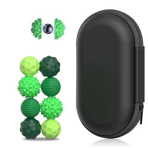 8 Stück Magnetische Fidget Toys, Magnetische Fidget-Bälle Aus Silikon, Magnetkugeln Stressball Spielzeug, Sensorik Fidget Toys für Stress, Angst 8 Stück Magnetische Fidget Toys, Magnetische Fidget-Bälle Aus Silikon, Magnetkugeln Stressball Spielzeug, Sensorik Fidget Toys für Stress, Angst von Pmueuff