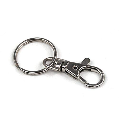 Pndjkkeeg 20 x Schlüsselanhänger/Karabiner, abnehmbar, aus Metall Pndjkkeeg 20 x Schlüsselanhänger/Karabiner, abnehmbar, aus Metall von Pndjkkeeg