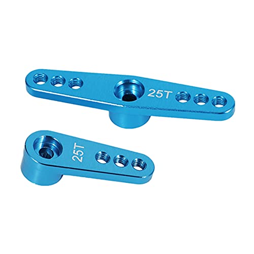 Pndjkkeeg 25T Aluminium RC Servo Arm für Futaba Savox Xcore HD Power RC Werkzeuge, Blau Pndjkkeeg 25T Aluminium RC Servo Arm für Futaba Savox Xcore HD Power RC Werkzeuge, Blau von Pndjkkeeg