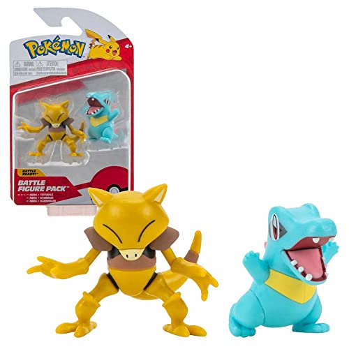 Battle Figuren | Pokemon | Action Figur | Spiel-Figur zum Sammeln, Spielfigur:Abra & Karnimani von Pokémon