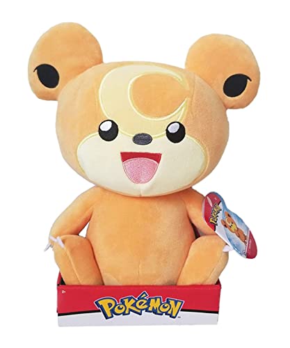Pokémon PKW0104-30cm Plüsch - Teddiursa, offizielles Plüsch von Pokémon