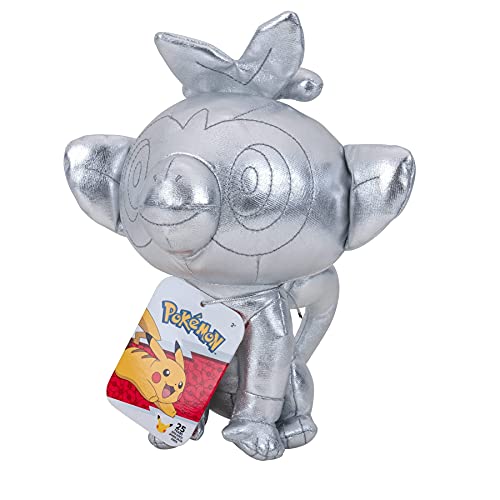 Pokémon BO38288 Chimpep 1 Plüsch, Silber von Pokémon