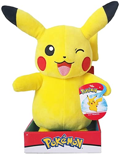 Pokémon PKW1778-30cm Plüsch - Pikachu, offizielles Plüsch von Pokémon