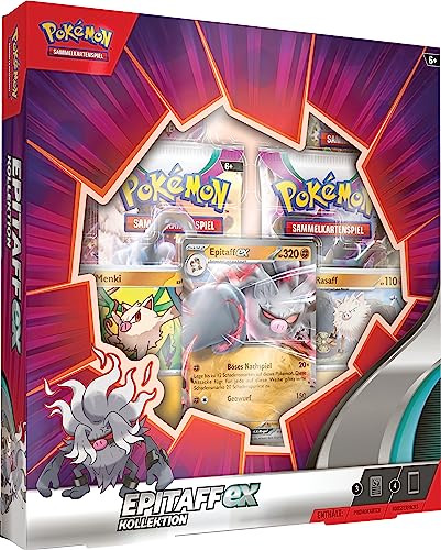 Pokémon-Sammelkartenspiel: Kollektion Epitaff-ex (3 holografische Promokarten und 4 Boosterpacks) von Pokémon
