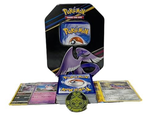 Pokemon-Starter-Pack, 50 Karten, inklusive Hologramm- und seltene Pokomen-Karten, inklusive Dose von Pokémon