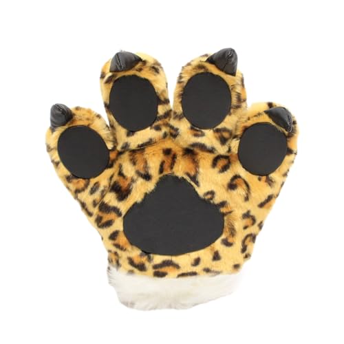 1/2/4-teiliges Leoparden-Kostüm-Zubehör-Set, Leopardenohren, Stirnband, Schwanz, Pfote, Handschuhe, Zubehör, Tier-Leoparden-Kostüm 1/2/4-teiliges Leoparden-Kostüm-Zubehör-Set, Leopardenohren, Stirnband, Schwanz, Pfote, Handschuhe, Zubehör, Tier-Leoparden-Kostüm von Pocoiau