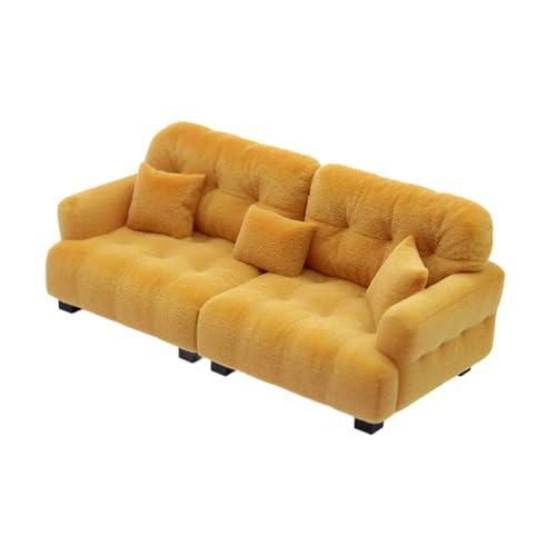 1:12 Maßstab Couch Modell Modern Miniatur Sofa Realistische Beflockung Puppenhäuser Möbel Für Schlafzimmer Wohnzimmer Detaillierte Miniaturmöbel 1:12 Maßstab Couch Modell Modern Miniatur Sofa Realistische Beflockung Puppenhäuser Möbel Für Schlafzimmer Wohnzimmer Detaillierte Miniaturmöbel von Pocoiau