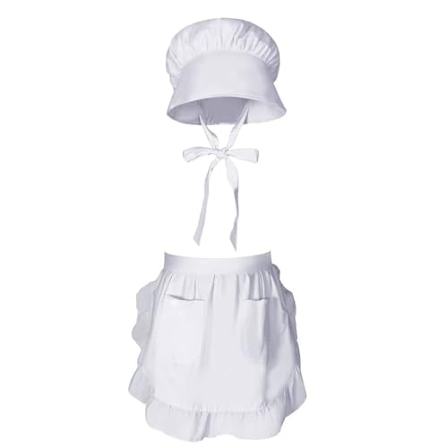1Set Colonial Kostümzubehör Rüsche Maid Kellner Schürzen Kolonialkappen Maid Kostüme Pioniere Mädchen Kostüme Geschenke 1Set Colonial Kostümzubehör Rüsche Maid Kellner Schürzen Kolonialkappen Maid Kostüme Pioniere Mädchen Kostüme Geschenke von Pocoiau