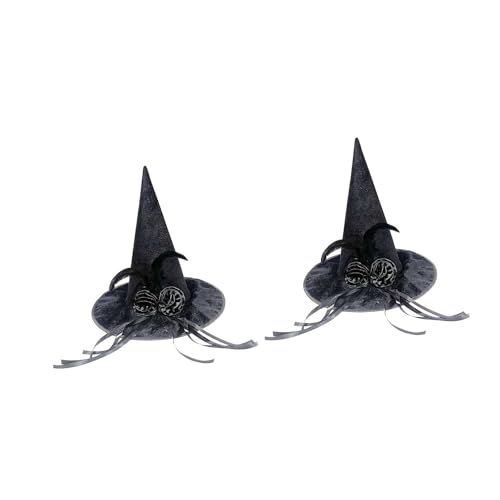 Eleganter Hexenhut, samtig mit farbigen Schleifen, Rosen, Akzent für Halloween-Kostümpartys, Damen-Halloween-Hut für Kostümpartys Eleganter Hexenhut, samtig mit farbigen Schleifen, Rosen, Akzent für Halloween-Kostümpartys, Damen-Halloween-Hut für Kostümpartys von Pocoiau