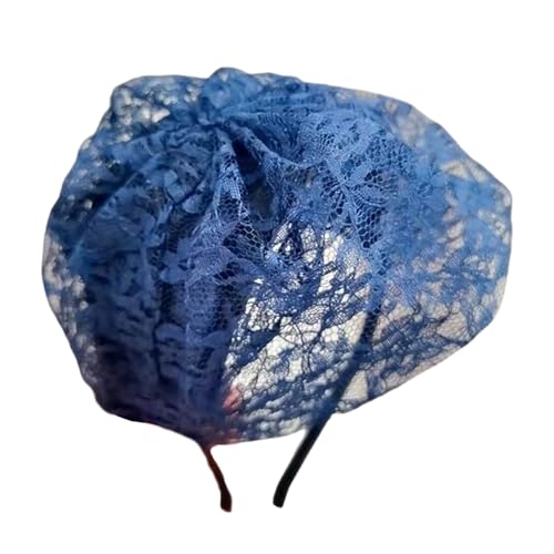 Fascinator-Hut für Damen, elegantes Spitzen-Stirnband, Kostüm, Kopfschmuck, Haarschmuck für Halloween-Partys und Bankette, Partyhut Fascinator-Hut für Damen, elegantes Spitzen-Stirnband, Kostüm, Kopfschmuck, Haarschmuck für Halloween-Partys und Bankette, Partyhut von Pocoiau
