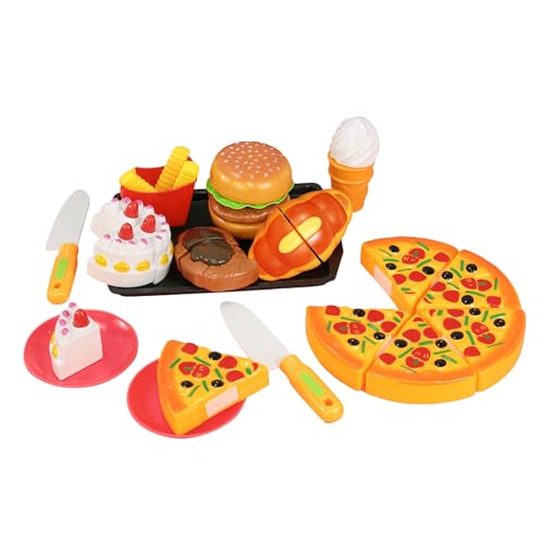 Fast Food Set Küche Tun Töne Spielzeugküche Accessoires Abnehmbare Burger Pizza Kids Kleinkinder Food Toy Party Gunst Fast Food Set Küche Tun Töne Spielzeugküche Accessoires Abnehmbare Burger Pizza Kids Kleinkinder Food Toy Party Gunst von Pocoiau