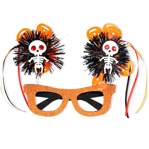 Halloween-Brille, ausgefallener Totenkopf, festliche Party-Brille, Foto-Requisiten, Feier, festliche Party-Dekorationen, Halloween Halloween-Brille, ausgefallener Totenkopf, festliche Party-Brille, Foto-Requisiten, Feier, festliche Party-Dekorationen, Halloween von Pocoiau