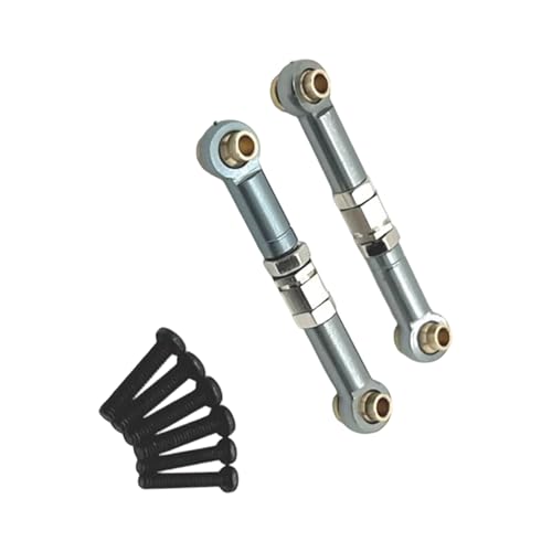 Pocoiau Aluminiumlegierungslenkverbindungsverstellbare Pull Stange Für 1/14 14209 14210 Fernbedienungsauto Zubehör Modell Kits von Pocoiau