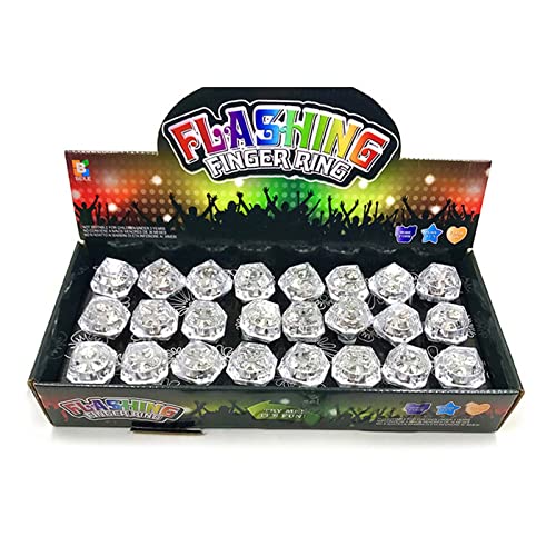 Pocoiau Blinkende LED Ringe Licht Up Spielzeug 24-teilige Glühfinger Leuchten Für Halloween Geburtstag Raves Party Bevorzugt Klassenzimmerpreise Pocoiau Blinkende LED Ringe Licht Up Spielzeug 24-teilige Glühfinger Leuchten Für Halloween Geburtstag Raves Party Bevorzugt Klassenzimmerpreise von Pocoiau