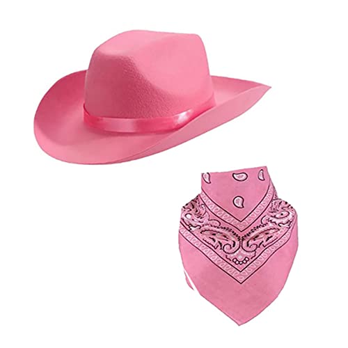 Pocoiau Cowboy-Kostüm, 1 Set, für Damen und Herren, Reitgesicht für Cosplay, Party, Radfahren, einfarbig, Filzhut, Zubehör für Erwachsene Pocoiau Cowboy-Kostüm, 1 Set, für Damen und Herren, Reitgesicht für Cosplay, Party, Radfahren, einfarbig, Filzhut, Zubehör für Erwachsene von Pocoiau