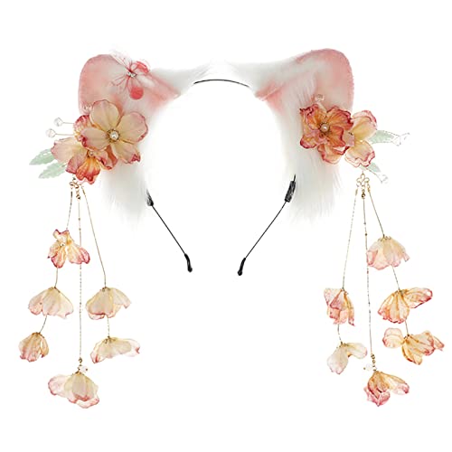 Pocoiau Fluff Wolf Ohr Kopfbedeckung Fuchs Ohren Stirnband Plüsch Haarschmuck Blumen Dekorationen Cosplays Zubehör Pocoiau Fluff Wolf Ohr Kopfbedeckung Fuchs Ohren Stirnband Plüsch Haarschmuck Blumen Dekorationen Cosplays Zubehör von Pocoiau