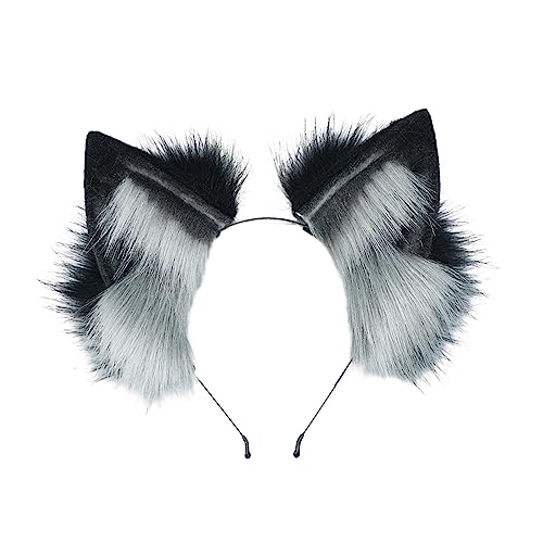 Pocoiau Haarreif für Erwachsene, Teenager, Halloween, Füchse, Ohrform, Plüsch, Haarreifen, Make-up, Live-Übertragung, Cosplay, Party, Kopfschmuck Pocoiau Haarreif für Erwachsene, Teenager, Halloween, Füchse, Ohrform, Plüsch, Haarreifen, Make-up, Live-Übertragung, Cosplay, Party, Kopfschmuck von Pocoiau