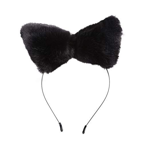 Pocoiau Haarreif mit künstlichen Wolfsohren aus Metall, Leopardenmuster, einfarbig, pelzig, Tierhaarreifen, Anime, Cosplay, Party, Kostüm, Haarschmuck Pocoiau Haarreif mit künstlichen Wolfsohren aus Metall, Leopardenmuster, einfarbig, pelzig, Tierhaarreifen, Anime, Cosplay, Party, Kostüm, Haarschmuck von Pocoiau
