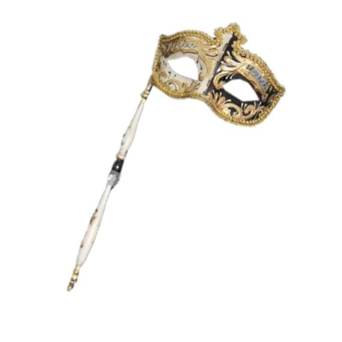 Pocoiau Halloween mit Stab Retro Musiknote Maskerade Party Karneval Venezianer für Karneval von Pocoiau