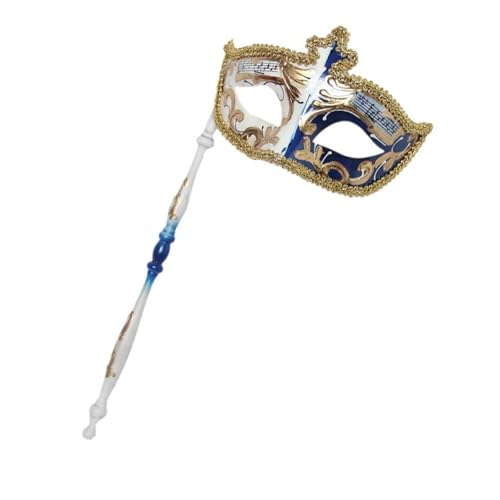 Pocoiau Halloween mit Stab Retro Musiknote Maskerade Party Karneval Venezianer für Karneval von Pocoiau