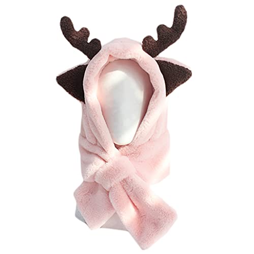 Pocoiau Kapuzenschal, weicher Plüsch-Hut, Kinder, Winter, warm, Kapuzenschal, gemütliches Party-Kostüm für Kopf, Zubehör, Hirsch, Spielzeug, Party-Dekorationen Pocoiau Kapuzenschal, weicher Plüsch-Hut, Kinder, Winter, warm, Kapuzenschal, gemütliches Party-Kostüm für Kopf, Zubehör, Hirsch, Spielzeug, Party-Dekorationen von Pocoiau