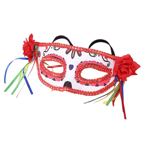Pocoiau Künstlerische Blumenschädel Gesichtsmaske Festival Party Requisiten Leichte Eyemask Einstellbare Halloween Kostümzubehör Komfortable Feier Gesichtsbedeckung Pocoiau Künstlerische Blumenschädel Gesichtsmaske Festival Party Requisiten Leichte Eyemask Einstellbare Halloween Kostümzubehör Komfortable Feier Gesichtsbedeckung von Pocoiau