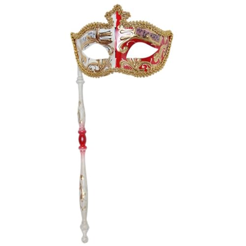 Pocoiau Mardi Gras Maske Maskerade Maske Mit Stick Venezianer Maske Retro Musical Note Carnivals Maske Halloween Kostümmaske Pocoiau Mardi Gras Maske Maskerade Maske Mit Stick Venezianer Maske Retro Musical Note Carnivals Maske Halloween Kostümmaske von Pocoiau