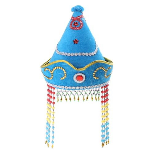 Pocoiau Traditionelle Mongolei Tanzkostümhut Für Family Geting Cosplay Kostüm Mongolische Bühnenaufführungen Kopfschmuck Pocoiau Traditionelle Mongolei Tanzkostümhut Für Family Geting Cosplay Kostüm Mongolische Bühnenaufführungen Kopfschmuck von Pocoiau