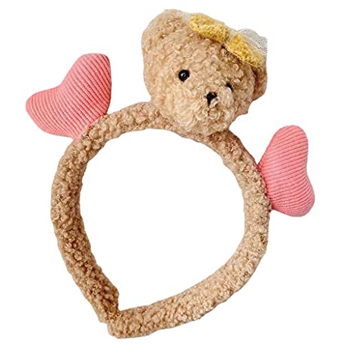 Pocoiau Weicher Bären-Stirnband, Tiermuster, Plüsch-Haarreifen zum Waschen des Gesichts, Cosplay, Tier-Cartoon-Kostüm Pocoiau Weicher Bären-Stirnband, Tiermuster, Plüsch-Haarreifen zum Waschen des Gesichts, Cosplay, Tier-Cartoon-Kostüm von Pocoiau