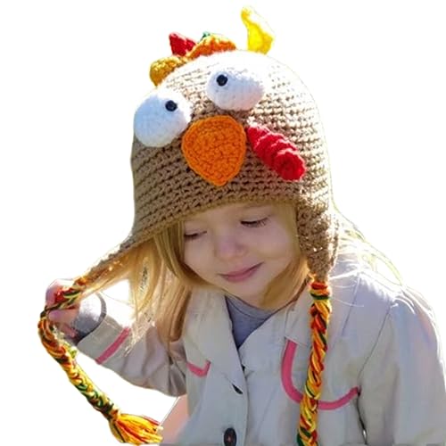 Schöner Truthahn-Hut für Erwachsene, Ohrenschützer, Winter, warm, Party-Kappe, Erntedankfest, Party-Zubehör, Kopfschmuck, handgefertigt, gehäkelt, Erwachsene, Cosplay, Kostüm, Zubehör, Neuheit, Urlaub Schöner Truthahn-Hut für Erwachsene, Ohrenschützer, Winter, warm, Party-Kappe, Erntedankfest, Party-Zubehör, Kopfschmuck, handgefertigt, gehäkelt, Erwachsene, Cosplay, Kostüm, Zubehör, Neuheit, Urlaub von Pocoiau