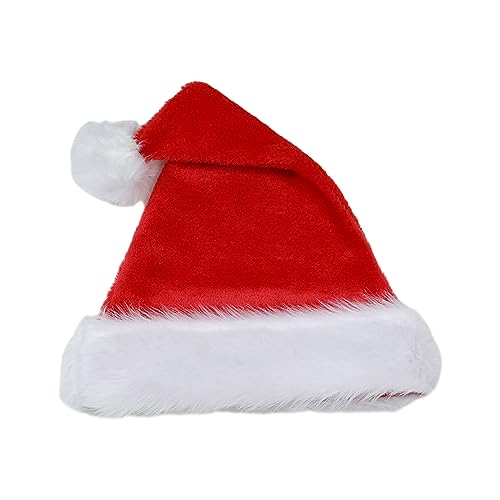Weihnachtliche Kopfbedeckung, dicker Plüsch für die Feiertage, bunte Outfits für Cosplay, Weihnachtsmannmütze Weihnachtliche Kopfbedeckung, dicker Plüsch für die Feiertage, bunte Outfits für Cosplay, Weihnachtsmannmütze von Pocoiau