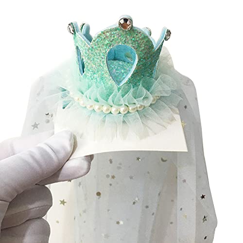 Zarte Geburtstags-Haarspange/Stirnband mit Schleier für Mädchen, Geburtstagsparty, Foto-Requisiten, Kristall-Kopfbedeckung Zarte Geburtstags-Haarspange/Stirnband mit Schleier für Mädchen, Geburtstagsparty, Foto-Requisiten, Kristall-Kopfbedeckung von Pocoiau