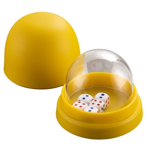 Zuverlässigkeit Dices Rolling Cups Dices Cup Mit 5 Dices Verhindern Betrug Dices Basisspiel Für Die Verwendung von Pocoiau