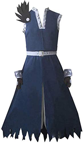 Poetic Walk Anime Herren Cosplay Umhang Handschuhe Hosen Anzug Outfit Kostüm Halloween Uniform, Schwarz, Mens-M von Poetic Walk