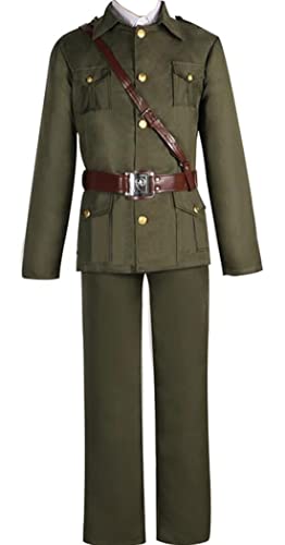 Poetic Walk Gilbert Bougainvillea, Anime-Cosplay-Kostüm, Uniform für Halloween, Custom (Grün-Men, X-Large) von Poetic Walk