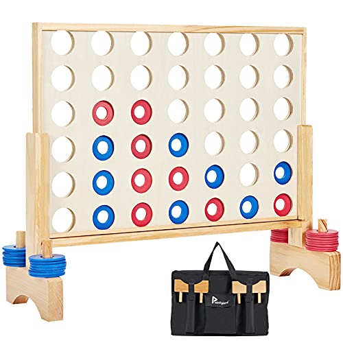Pointyard 66 x 55 cm riesiges Holzspielzeug, 10,2 cm einer Reihe, Outdoor-Spiel für Familienspaß, Hofspiel für Erwachsene und Kinder, Spielzeug mit 42 Chips und robuster Tragetasche, Pointyard 66 x 55 cm riesiges Holzspielzeug, 10,2 cm einer Reihe, Outdoor-Spiel für Familienspaß, Hofspiel für Erwachsene und Kinder, Spielzeug mit 42 Chips und robuster Tragetasche, von Pointyard