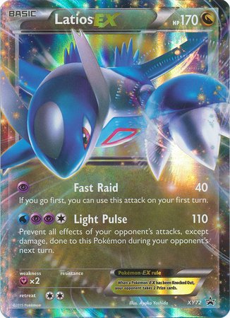 Pokemon - Latios-EX (XY72) - Sammelkarte - Schwarz - Holo - Promotion-Set - Established Gameplay-Mechanik - 156+ - Unisex - Deutsch - 1 Stück von Pokemon USA, Inc.