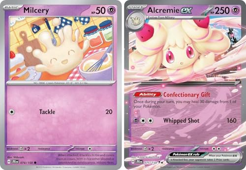 Alcremie ex 075/159 - Journey Together - Pokemon Double Rare Card Lot Alcremie ex 075/159 - Journey Together - Pokemon Double Rare Card Lot von Pokémon