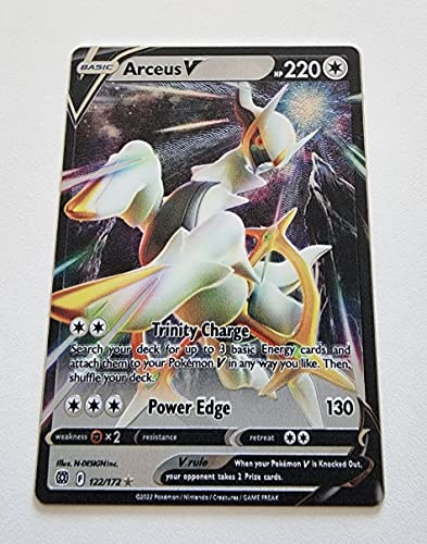 Arceus V 122/172 Brillante Sterne - Ultraseltene Pokemon Karte - Holo Folie von Pokemon