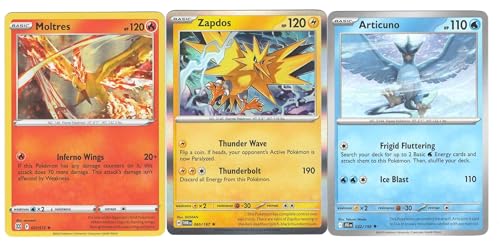 Articuno Zapdos Moltres - Pokemon Legendary Card Lot - Journey Together Twilight Maskerade - 032/159 von Pokémon