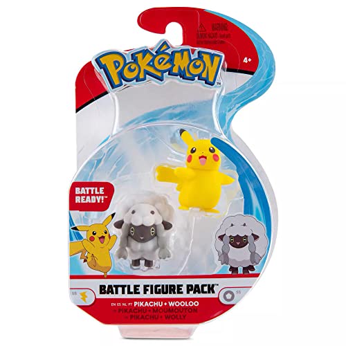 Auswahl Battle Figuren | Pokemon | Action Figur | Spiel-Figur zum Sammeln, Spielfigur:Pikachu & Wolly Auswahl Battle Figuren | Pokemon | Action Figur | Spiel-Figur zum Sammeln, Spielfigur:Pikachu & Wolly von Pokémon