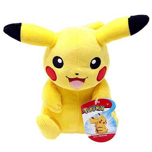 Auswahl Pokemon Plüsch-Figuren | 20 cm Plüsch-Tier | Stofftier | Kuscheltier, Plüsch:Pikachu sitzend von Pokémon