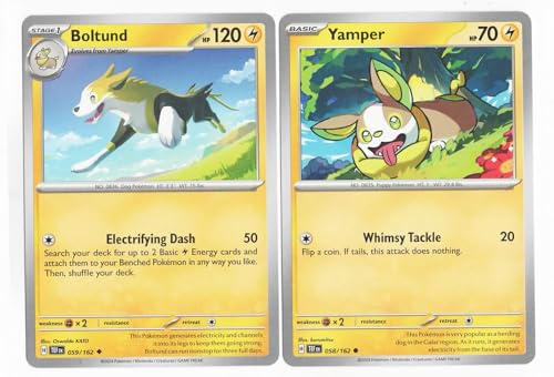 Boltund 059/162 - Temporal Forces - Pokemon 2 Kartenlos - Yamper von Pokémon