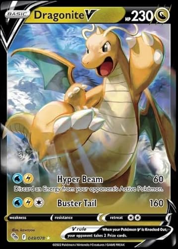 Pokémon Dragonite V - 049/078 - Pokemon Go - Pokemon Ultra Rare Karte - Holo Folie Pokémon Dragonite V - 049/078 - Pokemon Go - Pokemon Ultra Rare Karte - Holo Folie von Pokémon