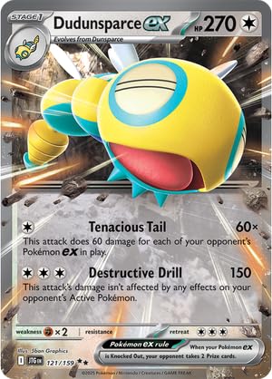 Dudunsparce ex 121/159 - Journey Together - Pokemon Double Rare Card Lot Dudunsparce ex 121/159 - Journey Together - Pokemon Double Rare Card Lot von Pokémon