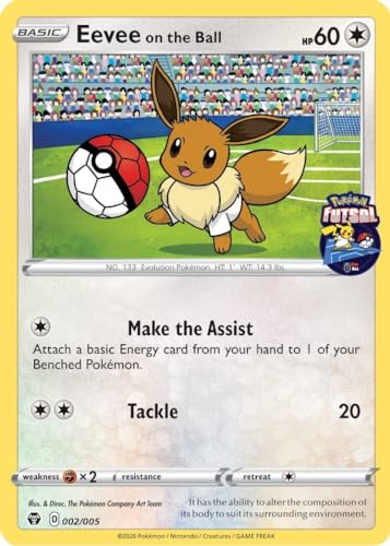 Eevee On The Ball 002/005 - Futsal Promo Sealed - Pokémon TCG von Pokémon