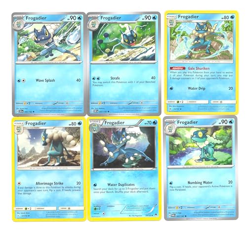 Frogadier - Pokemon 6 Karten Lot - Sternenkrone - Ungebrochene Bindungen verbotenes Licht - 040/142 Frogadier - Pokemon 6 Karten Lot - Sternenkrone - Ungebrochene Bindungen verbotenes Licht - 040/142 von Pokémon